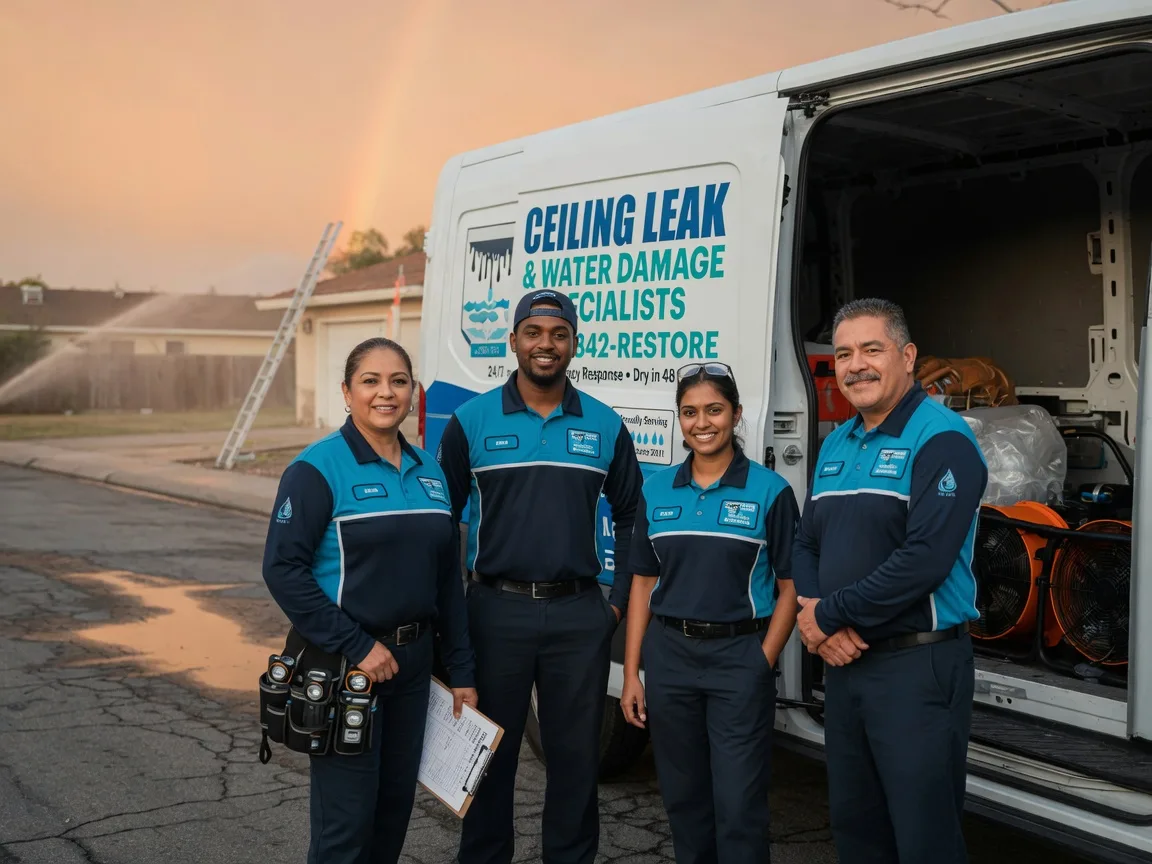 Ceiling Leak Cleanup company in Oilton, TX