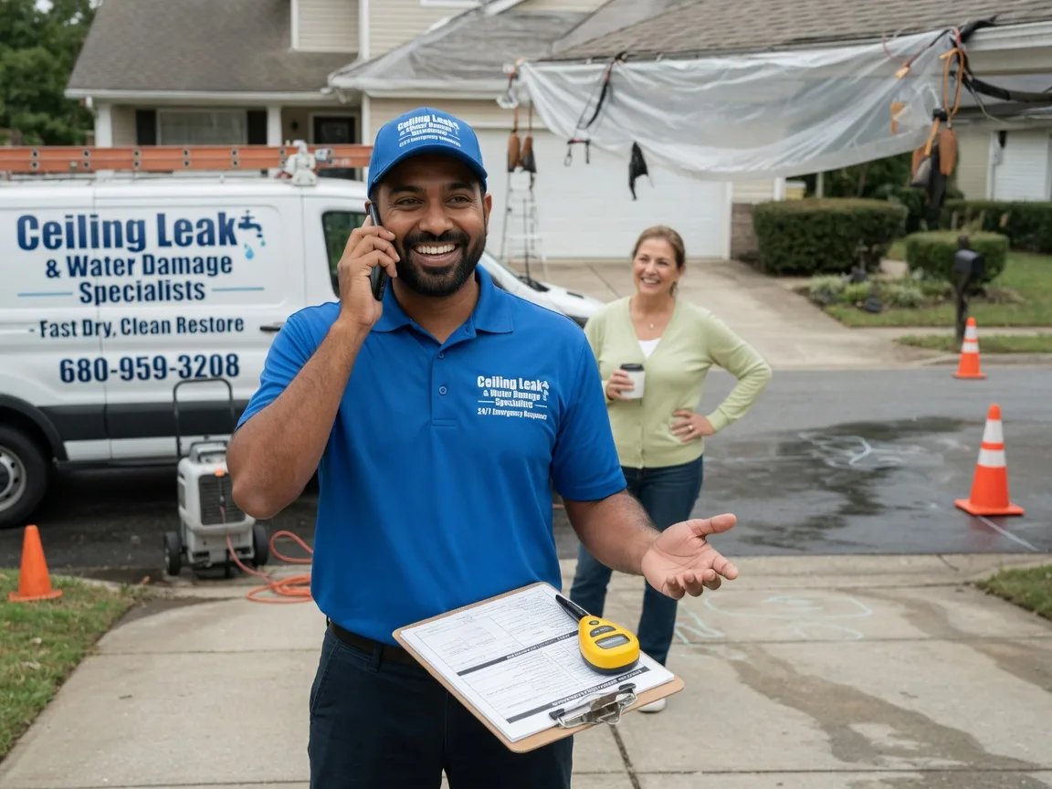 Ceiling Leak Cleanup Oilton, TX FAQs